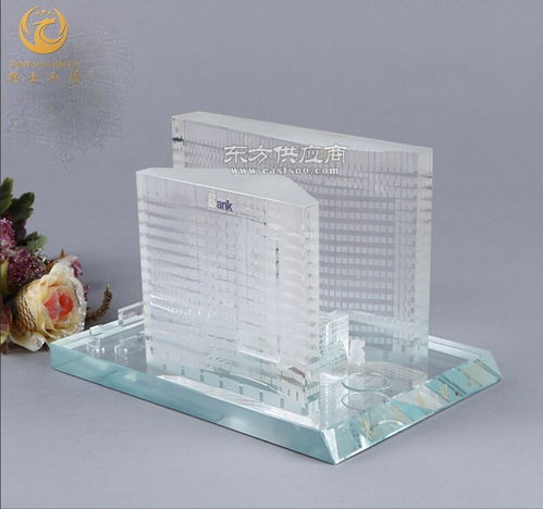 樓盤開盤儀式紀念品,地產(chǎn)公司慶典禮品定制,水晶內(nèi)雕樓模擺件